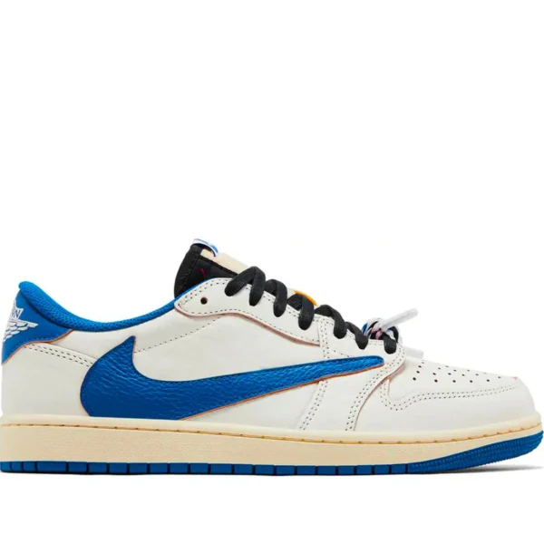 Jordan 1 Low OG SP Travis Scott X Fragment Sail Military Blue